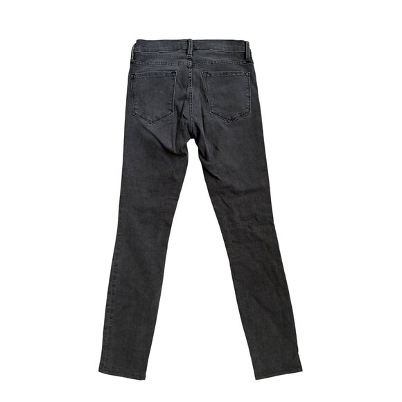 FRAME Women’s Black Skinny Jeanne Jeans Size 27 - Picture 4 of 6